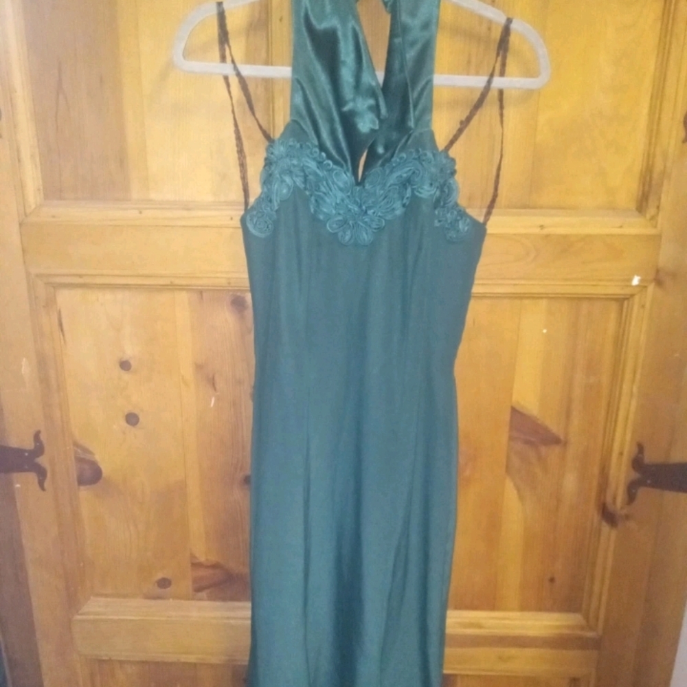 Nina Canacci Deep Green Gown